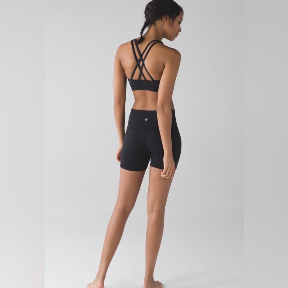 Lululemon Energy Bra Black-Size 4 - Picture 2 of 9